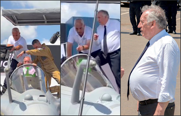 Video: El Rafale lo dejó atrapado: Bayrou y su aterrizaje forzoso en la realidad