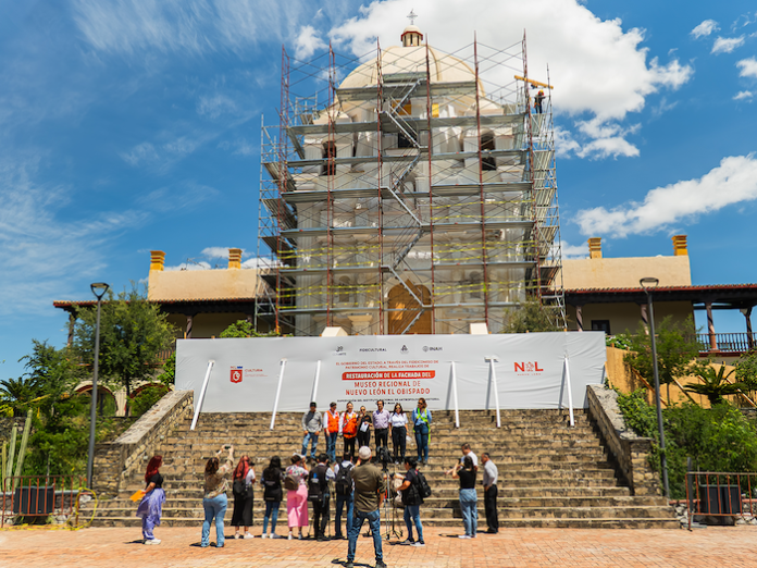 El Obispado se renueva rumbo al Mundial 2026: avanza restauración de su histórica fachada