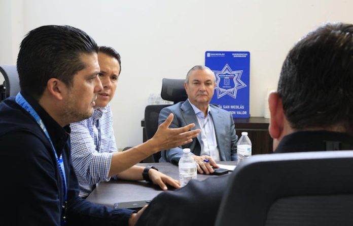 Refuerzan Guadalupe y San Nicolás coordinación en seguridad y migración
