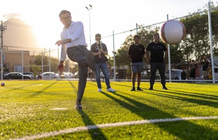 Arratia entrega nuevo espacio comunitario en Santa Mónica