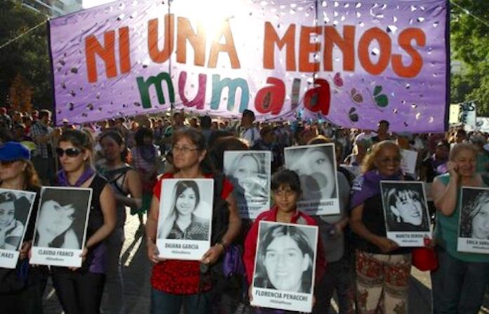 Argentina constata 2.590 feminicidios en los últimos diez años