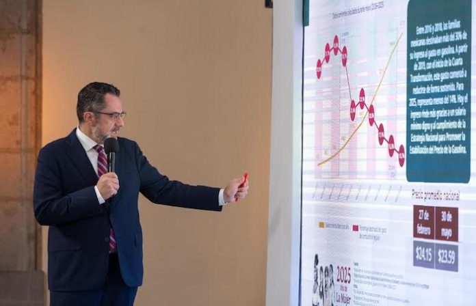 Mexicanos gastan menos en gasolina en 2025 que en 2016: Profeco