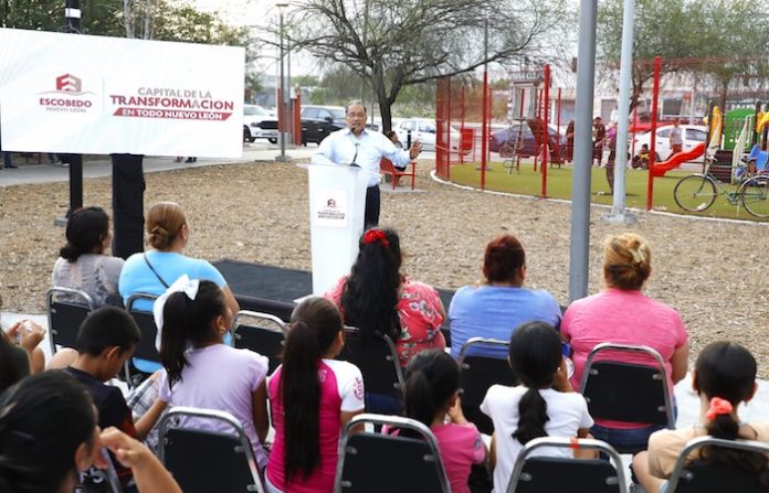 Escobedo impulsa espacios de convivencia con las nuevas Plazas de la Transformación