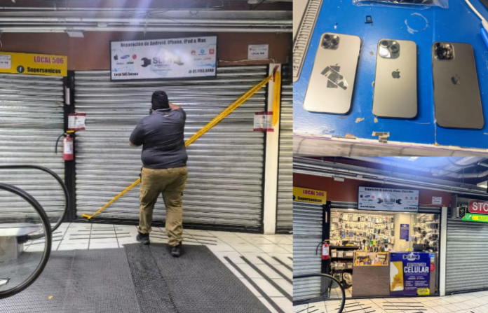 Recuperan celulares robados en operativo en Plaza de la Tecnología