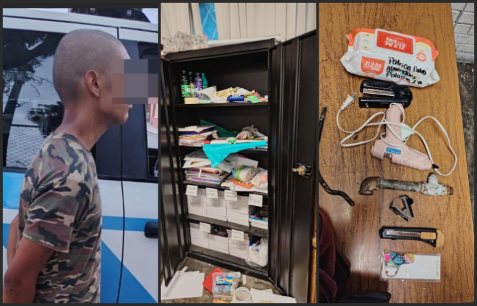 Adolescente aplica “educación alternativa” y lo sorprenden en la escuela… robando