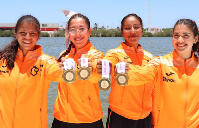 Canotaje de Nuevo León arrasa con cinco oros más en Olimpiadas Nacionales 2025