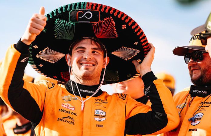 Patricio O’Ward conquista su carrera 100 en la IndyCar con triunfo en Iowa