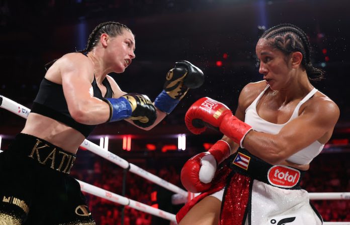 Katie Taylor cierra la trilogía ante Serrano con una victoria histórica en el Madison Square Garden