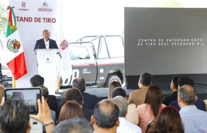 Escobedo refuerza formación policial con nuevo centro de tiro real: “Seguridad es justicia social”, afirma Mijes