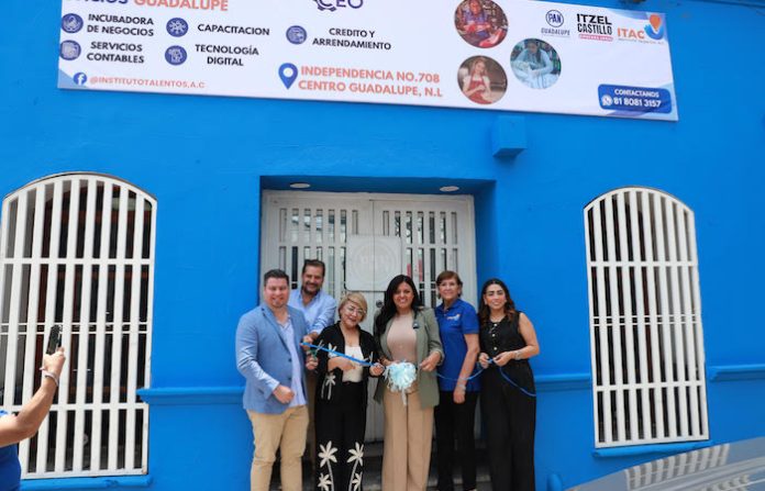Itzel Castillo inaugura Centro de Entrenamiento y Oficios para impulsar el autoempleo en Guadalupe