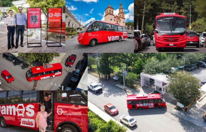 Arranca en Santiago el servicio “Vamos Más”, transporte público sin costo