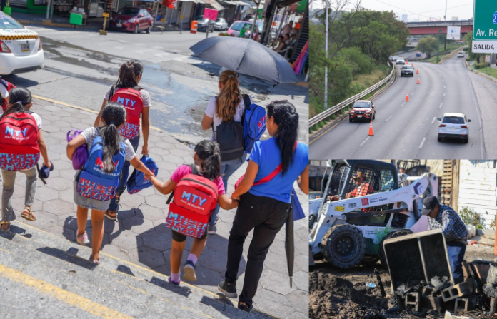 Ni útiles sin entregar, ni tráfico sin salida, ni familias sin apoyo: Monterrey se moviliza