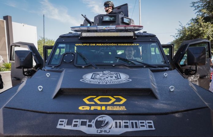 Santiago refuerza su seguridad con vehículo blindado “Black Mamba”