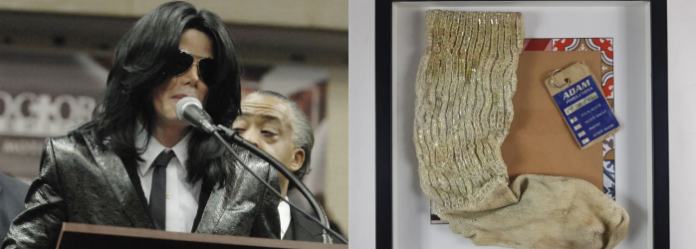 Un calcetín de Michael Jackson se vende en una subasta por 6.200 euros