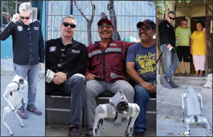 “Waldog”, el perro robot con el que Waldo Fernández promueve la protección animal