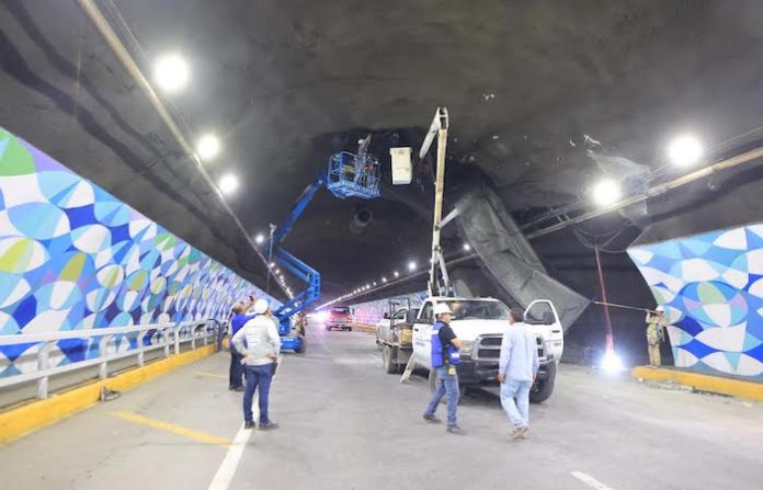 Reabren circulación en el Túnel Loma Larga tras trabajos preventivos