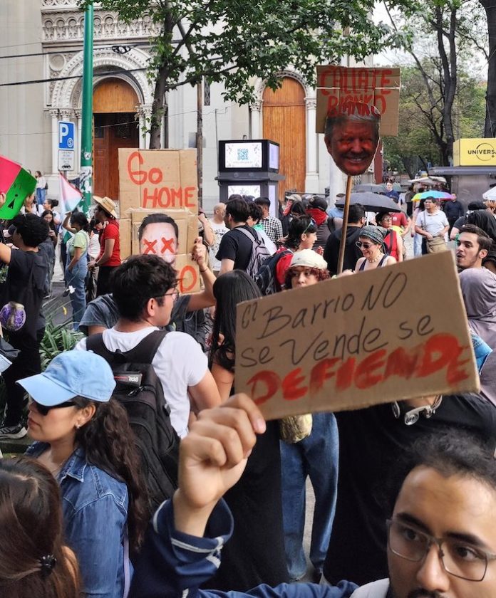 La Ciudad de México cierra filas contra la gentrificación y rechaza discursos de odio