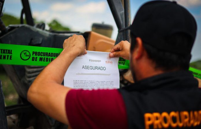 Clausuran tiraderos clandestinos en El Carmen; hay tres detenidos por daño ambiental