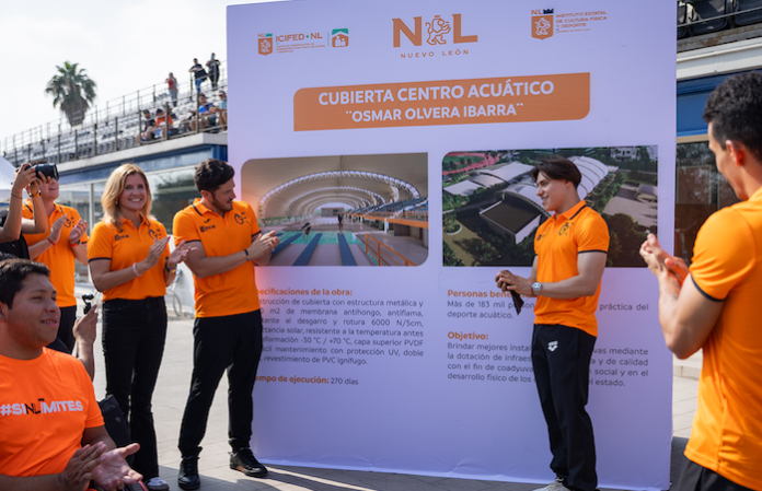 Samuel García anuncia techumbre para Centro Acuático y renovación del CEDAR en Parque Niños Héroes