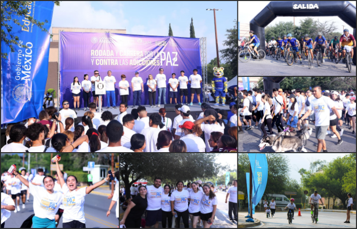 Marea blanca universitaria recorre el Campus Mederos por la paz