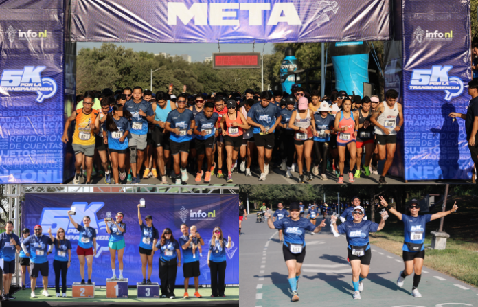 Festejan la transparencia con una carrera en Parque Fundidora