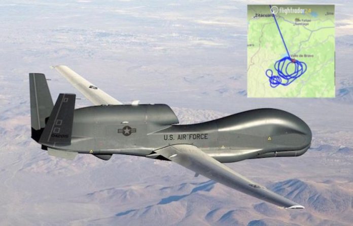 Video: Dron de EU que sobrevuela espacio aéreo mexicano realizaba tareas de investigación