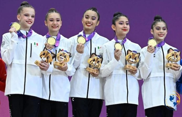 Conjunto mexicano de gimnasia rítmica es campeón continental en Asunción 2025