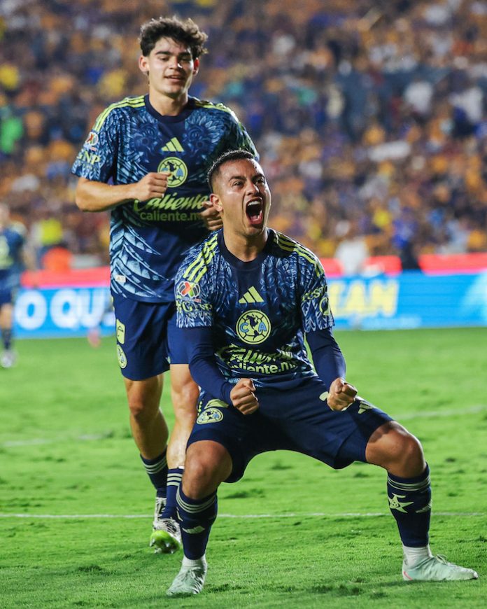 América corta el invicto de Tigres con triunfo 3-1 en el Volcán