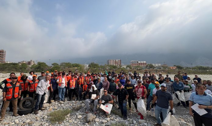 Voluntariado “Leones en Acción” retira más de 11 toneladas de residuos del Río Santa Catarina