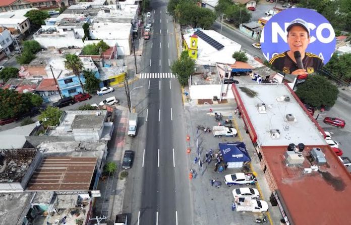 San Nicolás entrega primer tramo rehabilitado de la Av. Diego Díaz de Berlanga