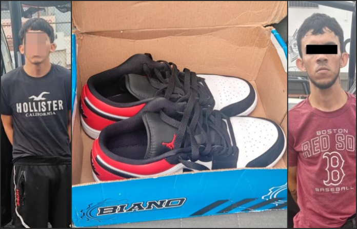 Cámaras del C4 permiten detener a jóvenes acusados de robo en el Centro de Monterrey