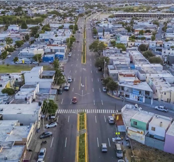 Apodaca renueva completamente la Avenida Porfirio Díaz