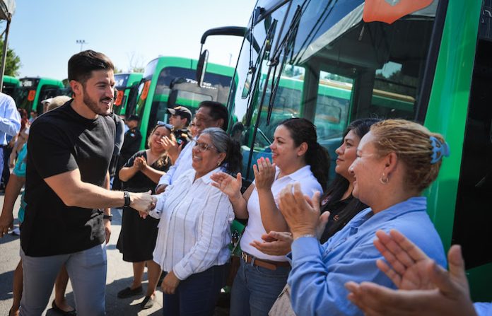 Nuevo León refuerza transporte público con 24 unidades nuevas en Guadalupe