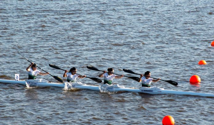 Kayakistas cosechan plata en el canotaje de los Juegos Panamericanos Junior Asunción 2025