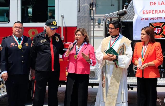 Honran labor de Bomberos en Guadalupe