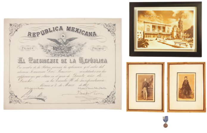 Piezas históricas, del Imperio a los Olímpicos, salen a subasta en Nuevo León
