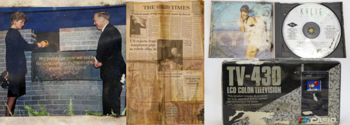 Abren prematuramente la cápsula del tiempo colocada por la princesa Diana en Londres