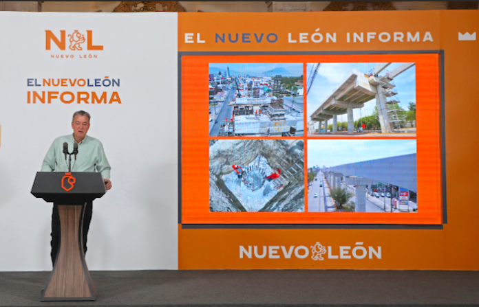 Líneas 4 y 6 del Metro de Nuevo León alcanzan 59% de avance en sus obras