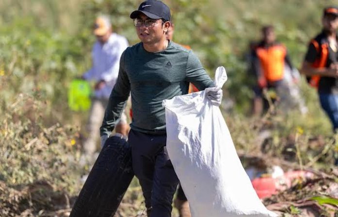 Juárez arranca limpieza del Río Santa Catarina con casi 10 toneladas de residuos recolectados