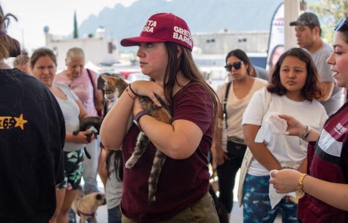 Greta Barra impulsa jornada masiva de vacunación para perros y gatos en García