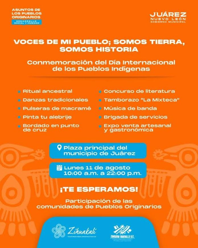 Juárez celebra la diversidad cultural en el Día Internacional de los Pueblos Indígenas