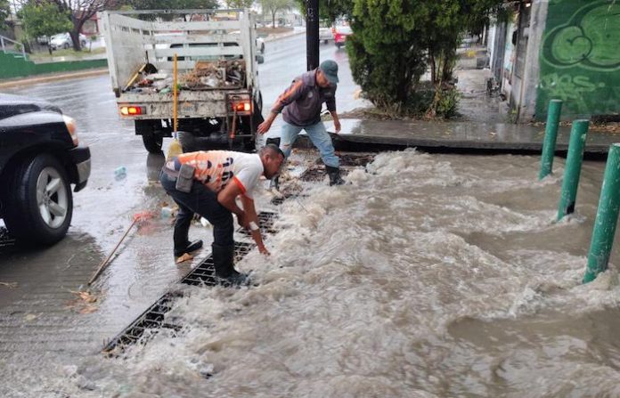 Guadalupe refuerza limpieza de alcantarillas tras lluvias para evitar afectaciones