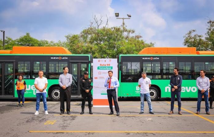 Arranca Ruta 99 con 14 nuevas unidades para la Cuenca Cadereyta-Juárez-Guadalupe