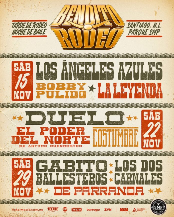 Se alistan para el rugido de Bendito Rodeo: música, montas y parrillas en un mismo escenario