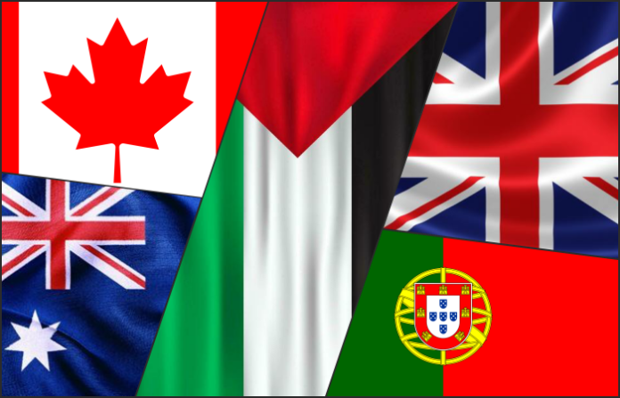 Australia, Canadá, Reino Unido y de última hora Portugal reconocen oficialmente al Estado de Palestina