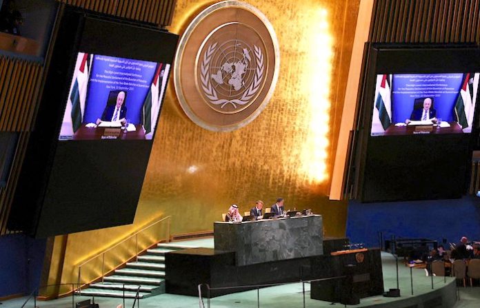 “La guerra contra nuestro pueblo debe detenerse inmediatamente”: Abás ante la ONU