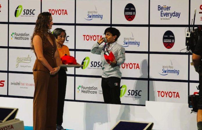 Jesús Gutiérrez gana plata con récord de América en Mundial de Para Natación Singapur 2025