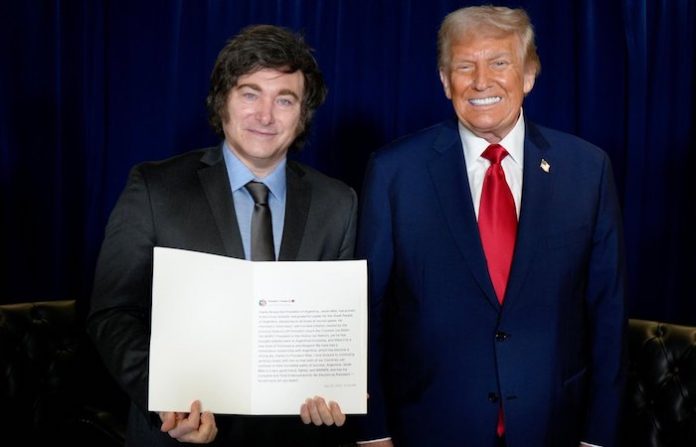 “Relación asimétrica”: Milei logra reunión con Trump en busca de un rescate financiero