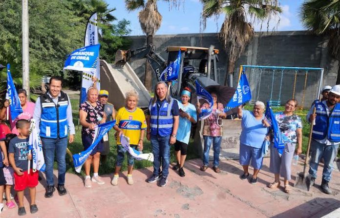 San Nicolás renueva plaza en colonia Azteca para disfrute familiar
