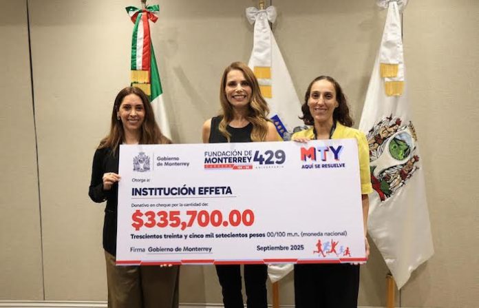 Monterrey respalda la inclusión con donativo a EFFETA